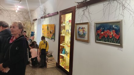 Wernisaż wystawy wiosennej w Wiślańskim Centrum Kultury